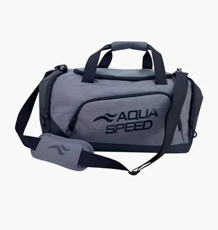 Сумка унисекс Aqua Speed Duffel Bag L 60151 Grey/Black 141-37