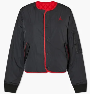 Куртка жіноча Air Jordan Essentials Flight Jacket Black/Red DH0655-010