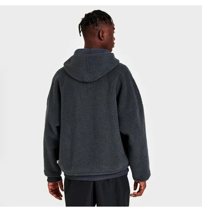Свитшот мужской Adidas Sportswear Polar Fleece Full-Zip Hooded Sweatshirt Black Hg2076