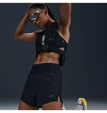 Шорты женские Nike Trail Dri-Fit Mid Rise Running Shorts Women Black HM0280-010