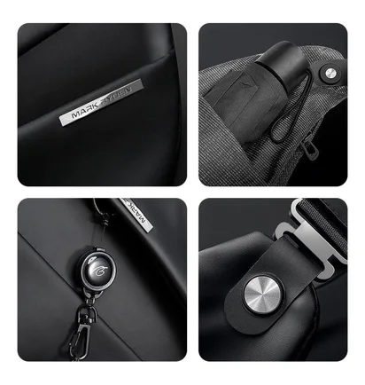 Сумка чоловіча Mark Ryden Halfmoon Grey MR2206