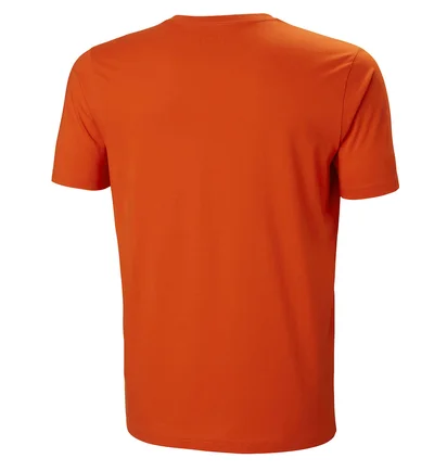 Футболка мужская Helly Hansen Logo T-Shirt Orange 33979-300