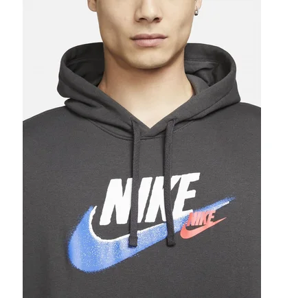 Худі чоловіче Nike Sportswear Standard Issue Grey DZ2513-070