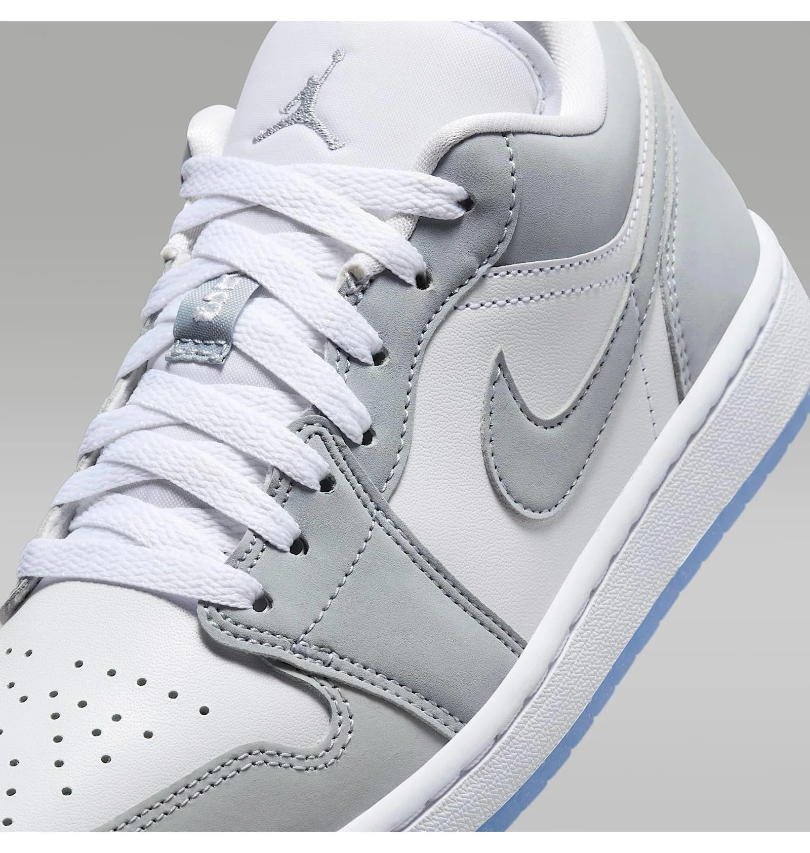 ᐉ Кросівки жіночі Air Jordan Wmns 1 Low White/Grey DC0774-105