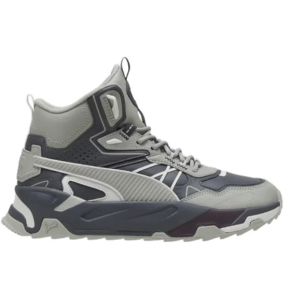 Кроссовки унисекс Puma Trinity Mid Hybrid L Black/Grey 393985-10