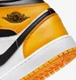 Кроссовки детские Nike Air Jordan 1 Mid Taxi (Gs) Yellow/White 554725-701