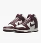 Кросівки жіночі Nike Dunk High Bordo/Beige Dd1869-601