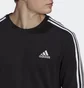Свитшот мужской Adidas Essentials French Terry 3-Stripes Sweatshirt Black Gk9078