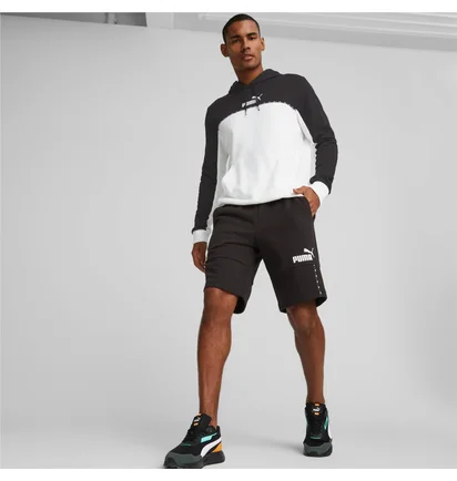 Шорты мужские Puma Essentials Block Tape Black 673344-01