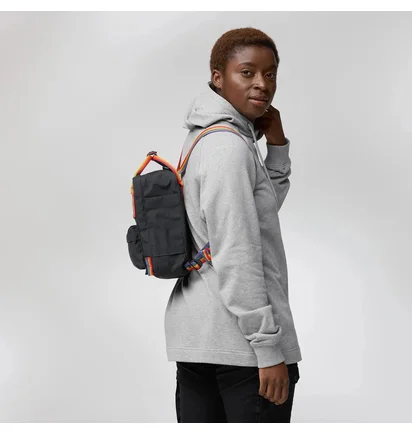 Рюкзак унисекс Fjallraven Kanken Rainbow Mini Black 23621.550-907