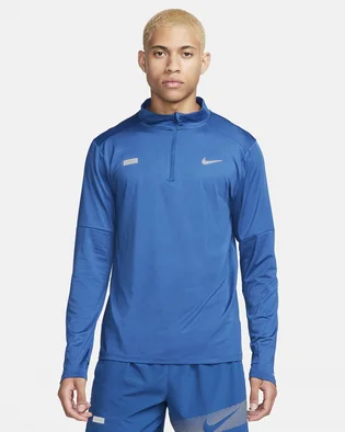 Кофта мужская Nike Element Flash Dri-Fit 1/2-Zip Running Top Blue FB8556-476