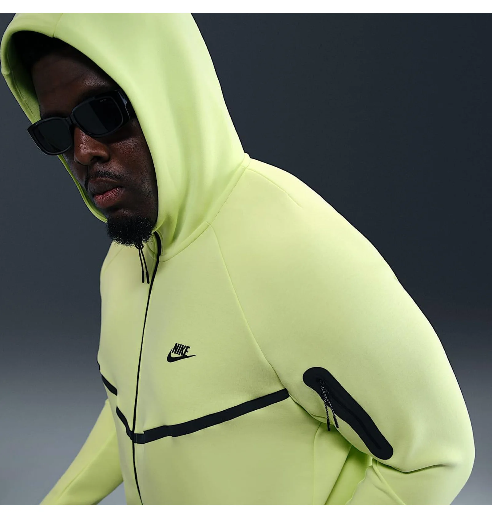 ᐉ Толстовка мужская Nike Tech Fleece Fz Wr Yellow HV0949-736
