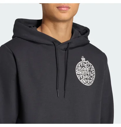 Худі чоловіче Adidas Holiday Metallic Graphic Black JM6432