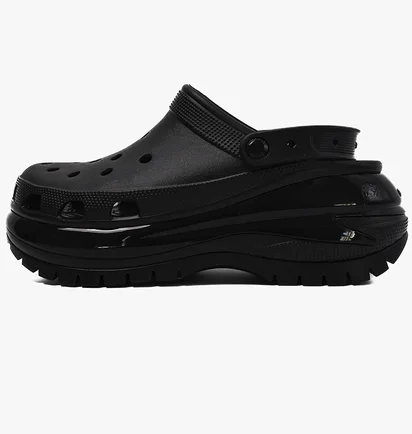 Тапочки унисекс CROCS Classic Mega Crush Clog Black 207988-001