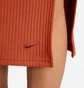 Юбка женская Nike Chll Knt Rib Md Orange FQ1636-825