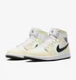 Кроссовки женские Nike Air Jordan 1 Mid Coconut Milk W White/Beige Bq6472-121