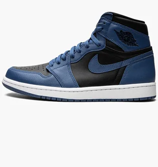 Кроссовки мужские Air Jordan 1 High Og Black/Blue 555088-404