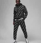 Худи мужское Air Jordan Essentials Allover Heritage Print Fleece Pullover Hoodie Black Dv7640-010