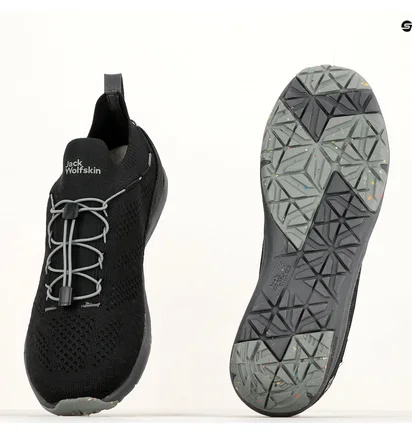Кросівки чоловічі Jack Wolfskin Spirit Knit Low Black 4056621-6350