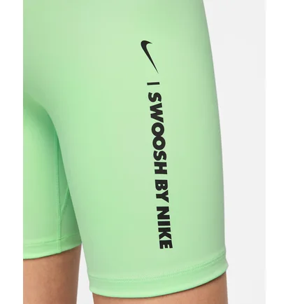 Шорты женские Nike One Df Hr Shrt Gls Green FZ4873-376