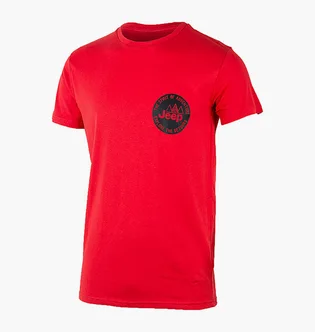 Футболка мужская Jeep T-Shirt The Spirit Of Adventure Red O102586-R699