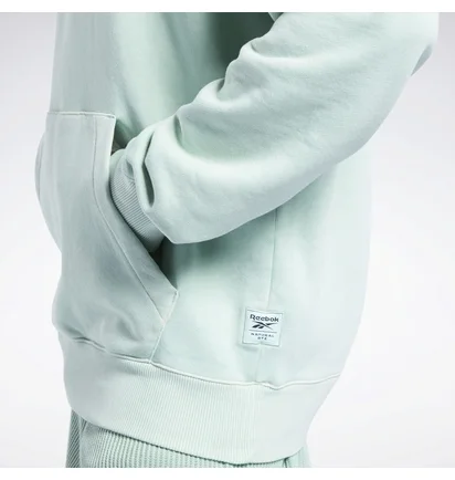 Худи мужское Reebok Cl Nd Hoodie Green H54452