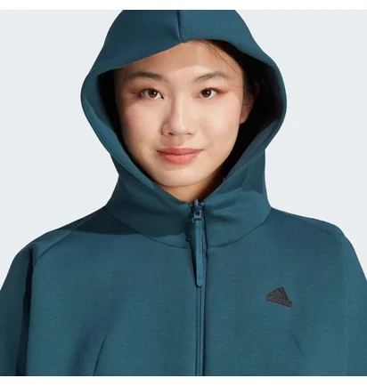 Толстовка женская Adidas Z.N.E. Full-Zip Turquoise IN5129