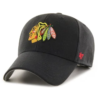 Кепка унісекс 47 Brand Nhl Chicago Blackhawks Black H-MVP04WBV-BKA