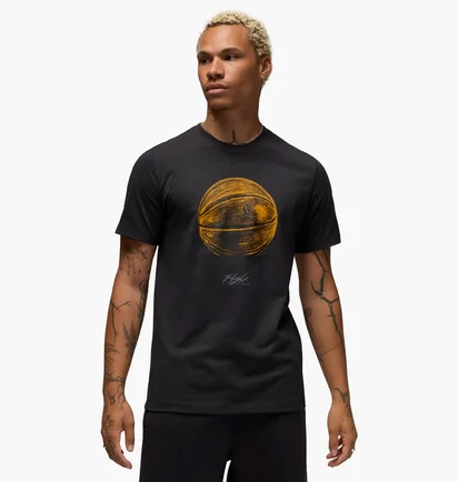 Футболка чоловіча Air Jordan Bball Ss Crew Black FZ1993-045