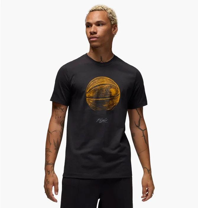Футболка чоловіча Air Jordan Bball Ss Crew Black FZ1993-045