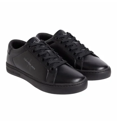 Кроссовки мужские Calvin Klein Leather Trainers Black YM0YM004910GT