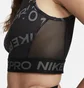 Топ женский Nike Pro Dri-Fit Crop Printed Tank Top Black FB5500-010