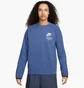 Лонгслив мужской Nike Fleece Crew Gx Ap Blue DM6554-410