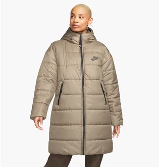 Парка женская Nike W Nsw Syn Tf Rpl Hd Parka Beige Dx1798-040