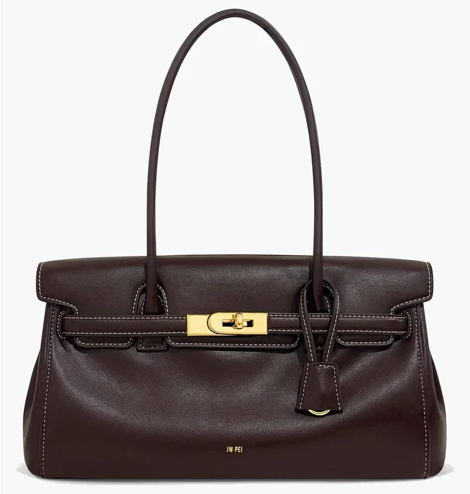 Сумка жіноча JW PEI Yara Shoulder Bag Brown BB2025BG119228JWP