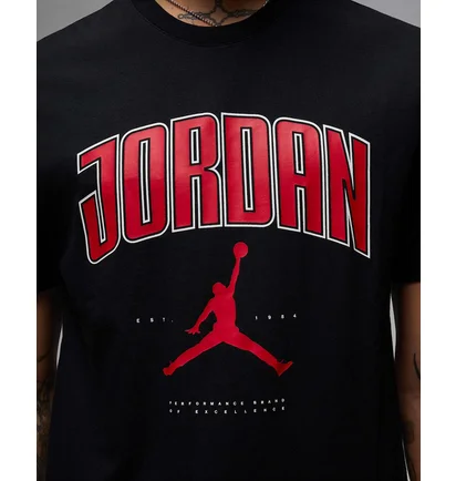 Футболка чоловіча Air Jordan City 88 Ss Crew Black HQ0009-010