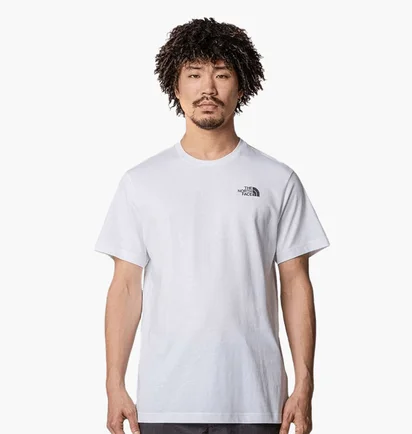 Футболка чоловіча The North Face Vertical Ss Tee White NF0A89FPFN4