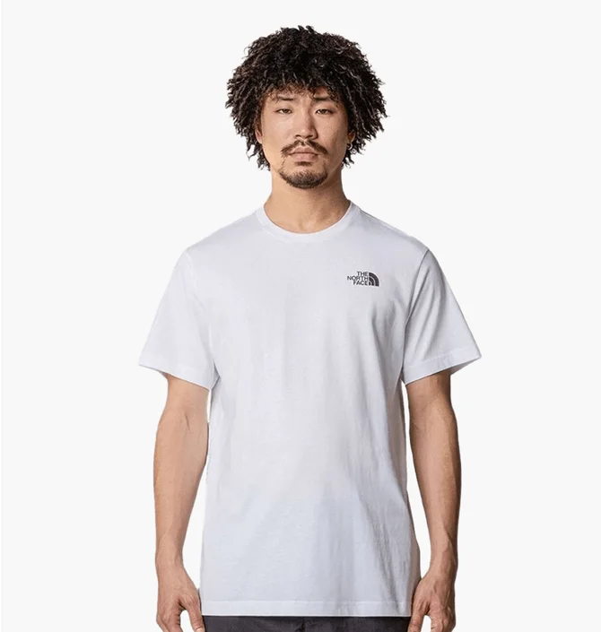 Футболка чоловіча The North Face Vertical Ss Tee White NF0A89FPFN4