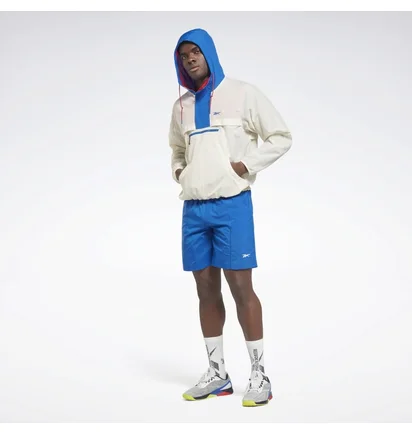 Худи мужское Reebok Lightweight Woven Anorak Jacket Beige HG8904