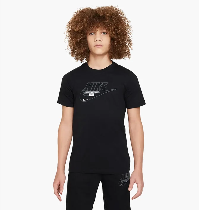 Футболка дитяча Nike Grade School Black FN9608-010