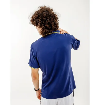 Поло мужское AUSTRALIAN Two-Stripes Polo Tech Pique R-Fit Blue LSUPO0006-842A