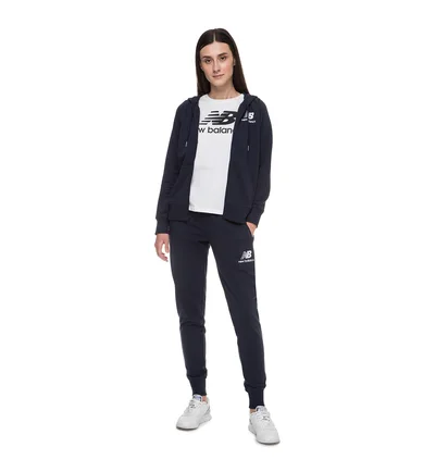 Толстовка жіноча New Balance Essentials Fz Blue WJ03530ECL