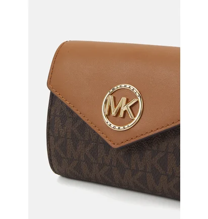 Гаманець жіночий Michael Kors Greenwich Trifold Brown 34S1GNME6B-BROWN-ACORN-95730