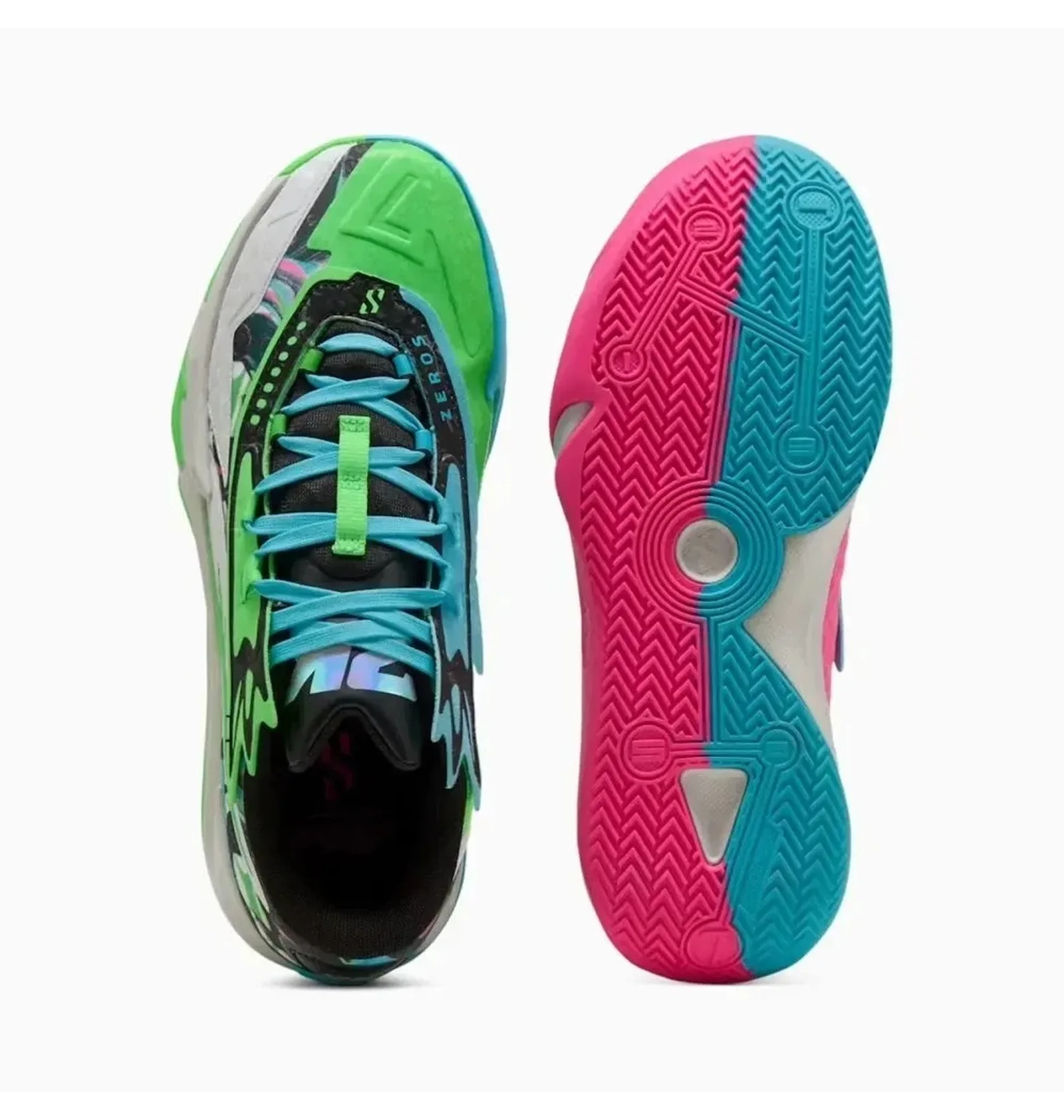 ᐉ Кросівки чоловічі Puma Scoot Zeros 2 Nba 2K Green/Pink 311349