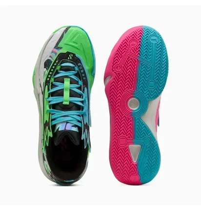 Кроссовки мужские Puma Scoot Zeros 2 Nba 2K Green/Pink 311349-01