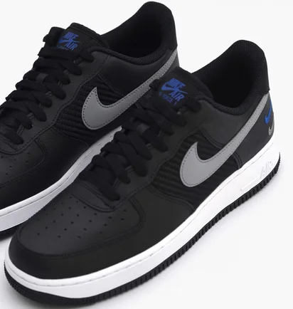 Кросівки чоловічі Nike Air Force 1 Low Se Mini Swoosh Casual Shoes Black Fd0666-001