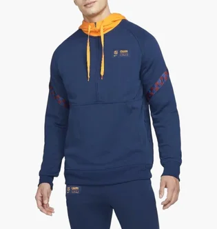 Худи мужское Nike Fc Barcelona Travel Blue DB7834-492