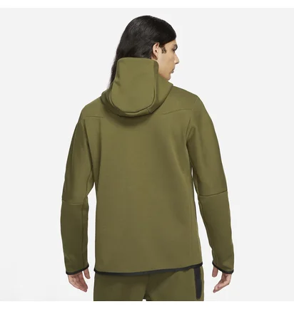 Толстовка чоловіча Nike Sportswear Tech Fleece Olive CU4489-326