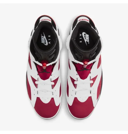 Кроссовки мужские Air Jordan 6 Retro White/Red CT8529-106