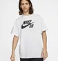 Футболка унисекс Nike Sb Logo Skate T-Shirt White CV7539-100
